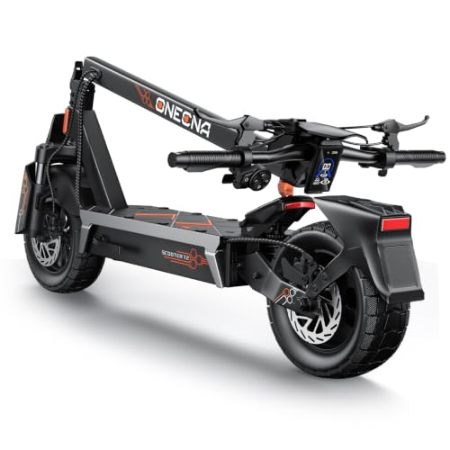Image of Electric Scooter 32MPH, 1200W Fast E-Scooter for Adults and Teens, 10 Inch Off-Road Tires,IP65 Portable and Foldable Long Range Escooter Commuter