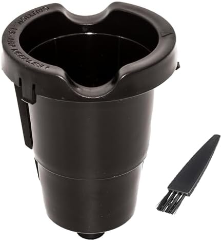 GoldTone Replacement Pod 1.0 Holder Part w/Exit Needle, K Cup Holder Insert, Compatible w/ K10, K15 K40, K45, K50, K60, K65, K70, K75, K77, K79 & Classic Models + Cleaning Brush (Pod Holder Needle) image 4