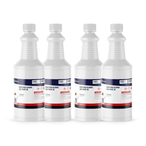 Alliance Chemical Denatured Alcohol 200 Proof 3A - 4 Quarts - Industrial Solvent