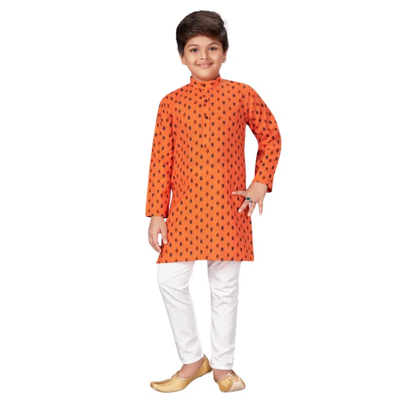 Image of NammaBaby Boys Cotton Tradtional Ethnic Wear Kurta Pajama Set Pack of 1
