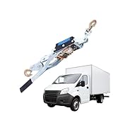 Manuelle Seilwinde, Handspanner mit Doppelhaken | Seilwinden zum Ziehen mit Doppelhaken | zum Abschleppen, Zaun, Ziehen, Crimpen, Garten, Verpackung, Installation und Rahmen