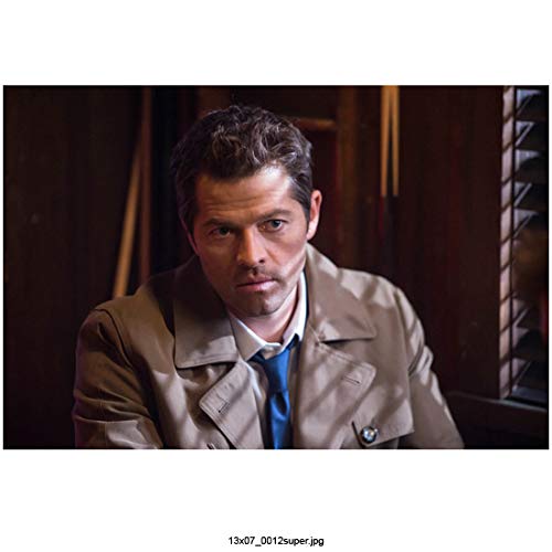 Supernatural Misha Collins as Castiel Chest Up Shot Looking Handsome Lips Slightly Parted 8 x 10 Inch Photo