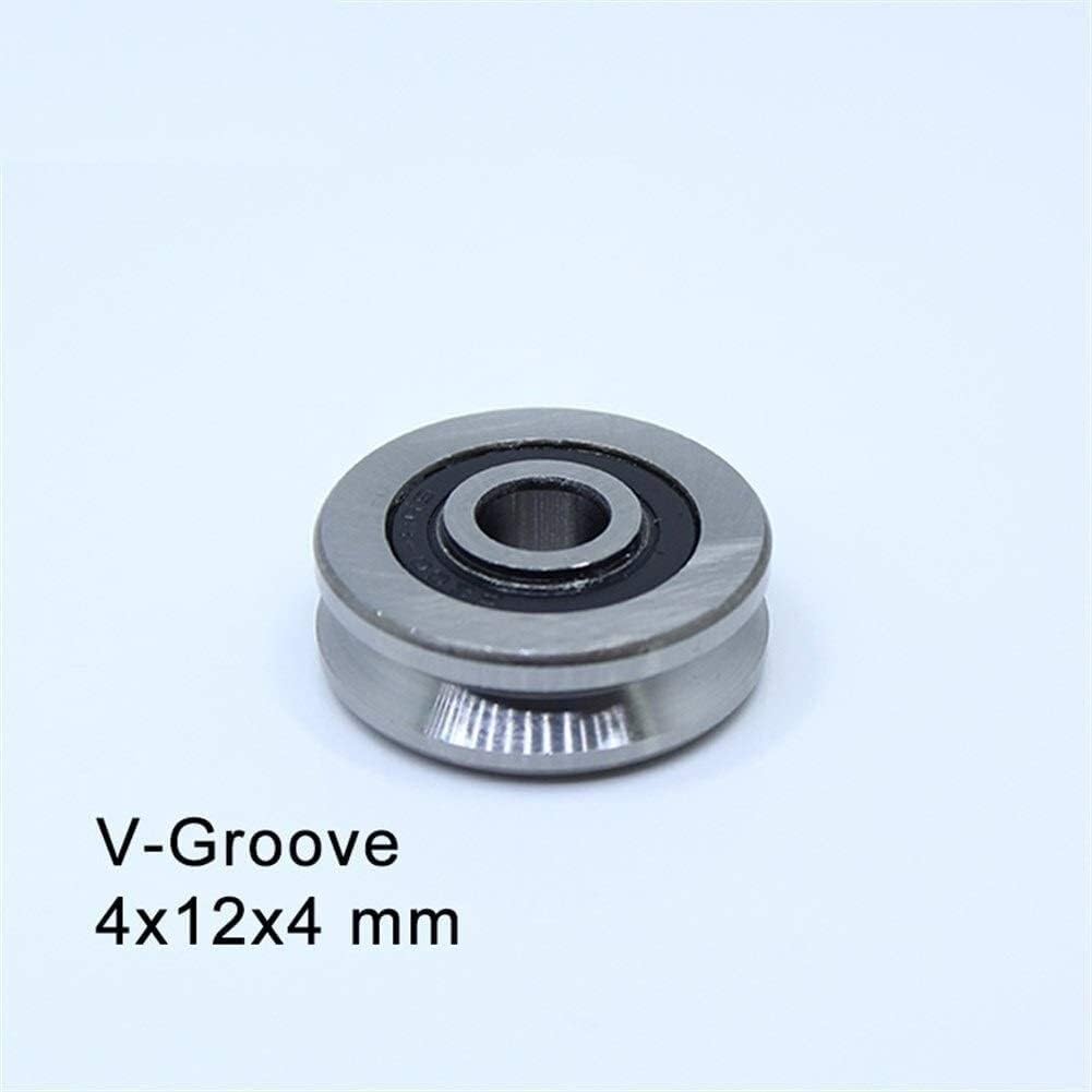 TMP1105 V041204 V rodamiento de bolas sellado con ranura 4x12x4mm rodamientos de rueda de polea V2/0,5 rodamiento de rodillos de pista guía - Kit de juntas surtidas