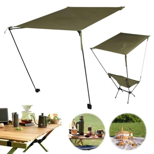 Parasol pour chaise de camping idéal pour les après-midi de pêche - 8