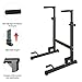 LSKSSNG Dip Station, Heavy Duty Dip Bar Station with Adjustable Height, Multi-Function Parallel Bars for Strength Training Fitness Workout Equipment, Home Gym, Dip Stand Station 500 LBS Capacity