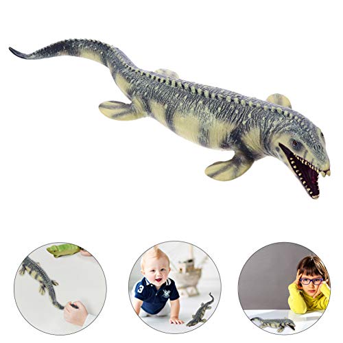 Toyvian Bonecos de Dinossauro Brinquedos Mosassauro Plástico Realista Bonecos de Dinossauro Bonecos