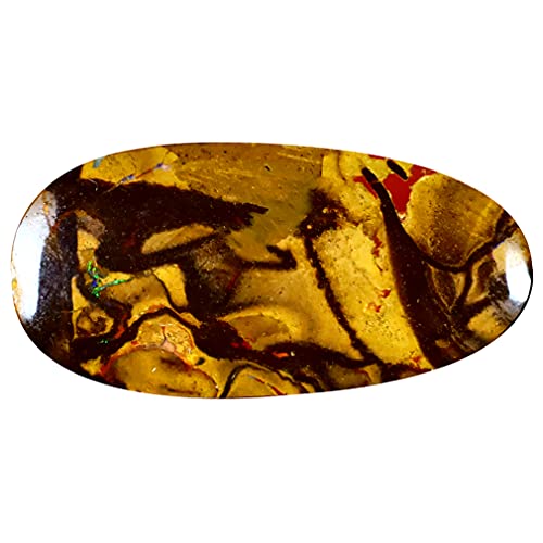 Opale rocheuse Koroit 6.82 ct pour remplacer une pierre terne par une gemme multicolore unique