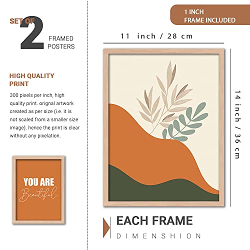 Image of kotart Modern Wall Art Framed Painting for Wall Decoration - Wall Paintings for Living Room, Bedroom - Wall Decor /Room Decor Set of 4 (Art 1, Small (10x13 or 10x10 inch))