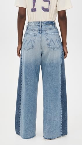 MOTHER Women's Pipe-Dream Button Sneak Fray Jeans3