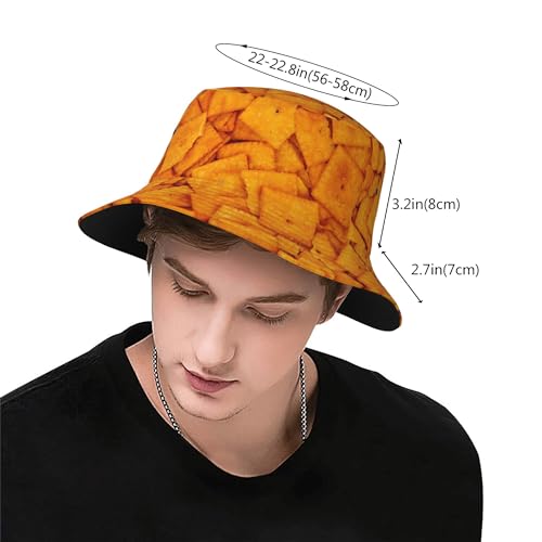Sombrero de pescador bucket wafles y helado unisex miniatura 3