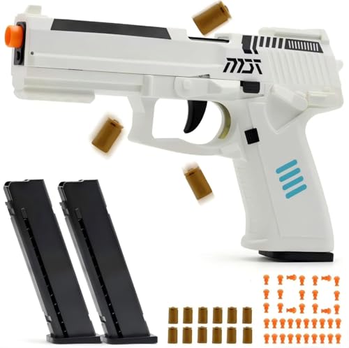 Toy Gun Pistol, Automatic Shell Ejection Toy Gun, Automatic Reloading Rebound Pistols for Shooting Game Educational Toys Gifts for Kids Boys Girls