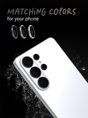 Image of Lensarmor Compatible with Galaxy S26 Ultra White Camera Lens Protector (2 Pack) - Premium 9H Tempered Glass, Military-Grade Protection, Ultra-Clear Transparency & Case-Friendly Design