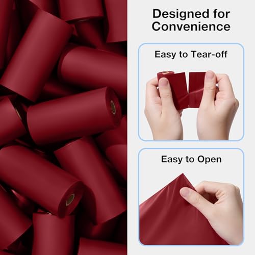 Image of VETRESKA Dog Poop Bags, Leak Proof, Extra Thick and Large Pet Waste Bags for Dog Walking and Cat Litter, Rose & Amberwood Scented, 300 Bags