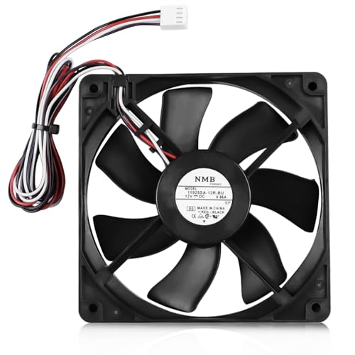 KIT0411 Pellet Grill Induction Fan Motor for Traeger D2 Pro 780 575 Ironwood 650 885 Silverton 620 810 Century 885 Oven Circulation Fan Replacement Part 11925SA-12R-BU 0.86A 12V DC