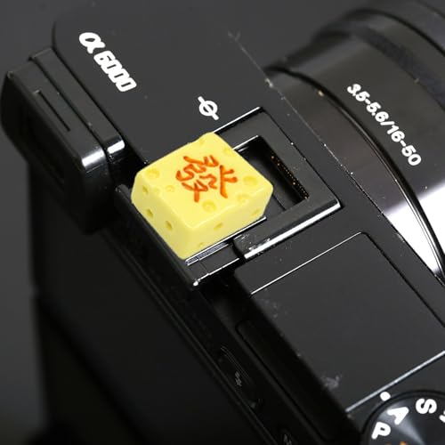 Image of Camera Hot Shoe Cover, Cute Hot Shoe Cap, Hot Shoe Protector Compatible with Sony Fujifilm Fuji Canon Nikon Pentax Leical Panasonic (2pcs Mahjong)