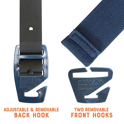 HIKERS - Upfitter Hidden Suspenders for Men Under Clothes - 3 Point Belt Loop