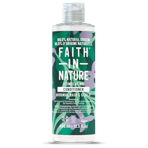 Faith in Nature Balsamo Naturale al Rosmarino, Riequilibrante, Vegano e Non Testato su Animali, Senza SLS e Parabeni, Capelli Normali o Grassi, 400 ml