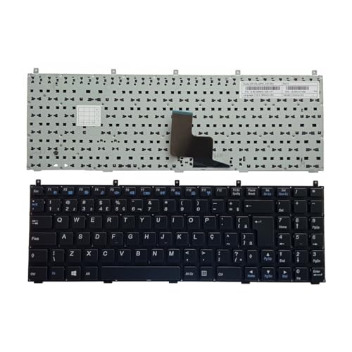 Clavier CLEVO K107 W150HN X8100 noir disposition US RU BR