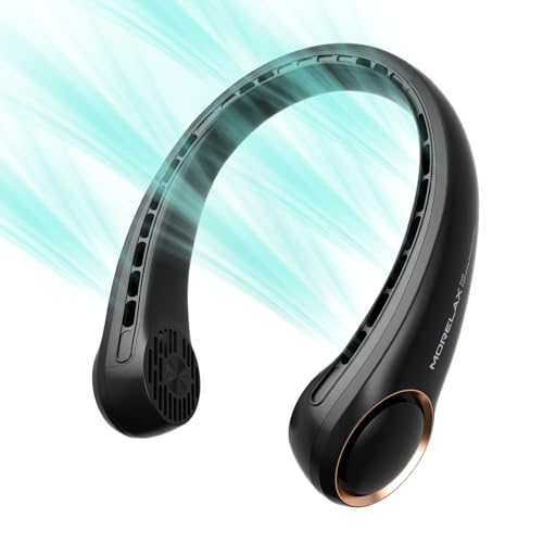 Portable Neck Fan Rechargeable, Personal Neck Cooling Fan, Hands Free Bladeless Fan,...