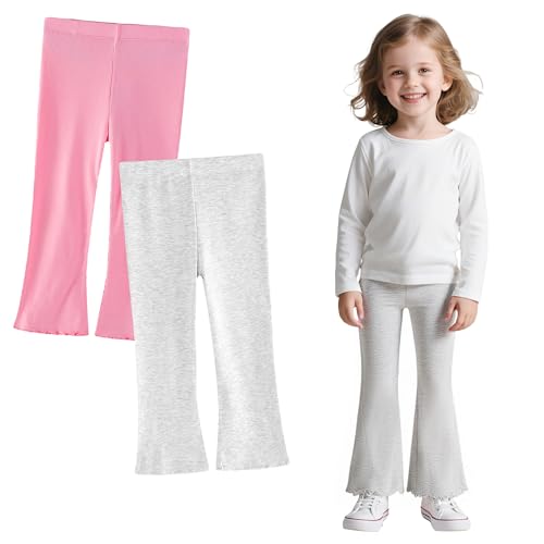 【Suggerimento】I leggings flare per bambina sono adatti per bambine dai 2 ai 7 anni. Si prega di fare riferimento alla tabella delle taglie e confrontarla con i vestiti che indossa abitualmente la bambina per trovare la taglia giusta.Lavare con acqua fredda prima del primo utilizzo. Lavabile in lavatrice. Non candeggiare, non lavare a secco, non stirare a temperature elevate.