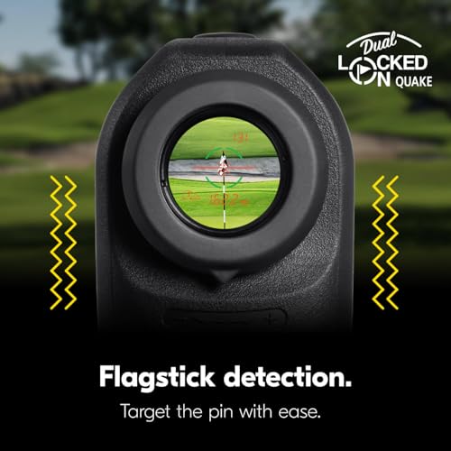 NIKON COOLSHOT PROIII STABILIZED Golf Laser Rangefinder | Waterproof 6X Monocular Optics with Hyper Read, Slope Compensation & Dual Locked ON Quake | Golf & Actual Distance Modes - image 6