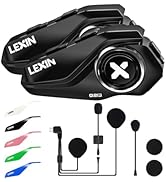Amazon | LEXIN G2P 2台 バイク インカム Bluetooth5.1 6riders同時