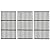 Uniflasy Cast Iron Crill Grate fit Chargriller 1733 Smokin' Champ Charcoal Grill Horizontal Smoker Grates,Cooking Grate Replacement Parts for Chargriller Set of 3