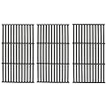 Uniflasy Cast Iron Crill Grate fit Chargriller 1733 Smokin' Champ Charcoal Grill Horizontal Smoker Grates,Cooking Grate Replacement Parts for Chargriller Set of 3