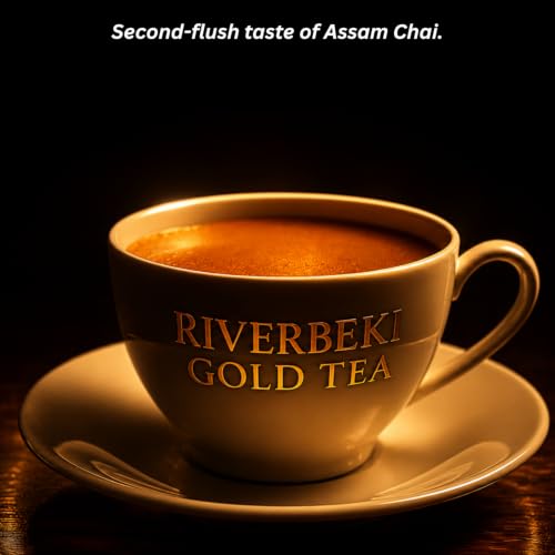 Image of Riverbeki Gold Tea 400 g | Single-Origin Assam CTC | Export-Grade Second Flush Granules From Upper Assam Quality Belt | Bold, Malty Kadak Chai | Unblended & Additive-Free