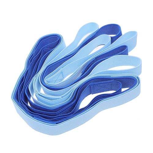 UTHCLO 8 Correas Elásticas para Toallas de Playa y Tumbonas Bandas de Goma Resistentes al Viento 2 CM de Ancho 30 CM de Largo Doblado 8 Piezas 4 Azul 4 Azul Agua para Uso al Aire