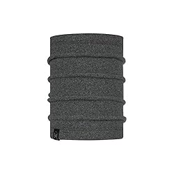 Buff® Polar Neck Warmer Grey Unisex Kids: Agradable calidez y tacto suave gracias a su forro polar. Producto fabricado con materiales reciclados. Diseño específico para niños. PrimaLoft Performance Fabric, una auténtica revolución. Eficiente aislante térmico a partir de microfibra reciclada....
