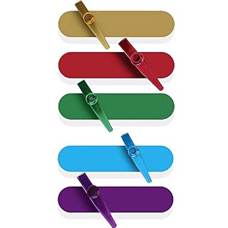 HpLive Kazoo en métal pour amateurs de musique - Instrument à vent pour débutants – Image 3