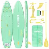 HUIIKE Tavola Sup Gonfiabile Adulti Touring con Accessori Inclusi, Pagaia, Pinna, Leash, Pompa e Zaino. Stand Up Paddle Board di Grande Stabilità e Resistenza. Convertibile in Kayak