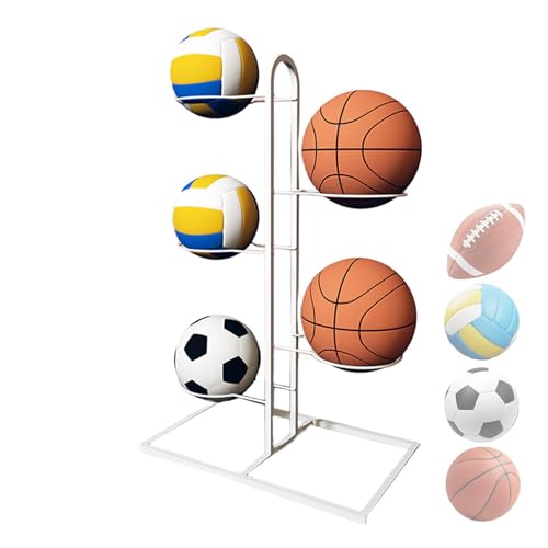 Generic Ball Aufbewahrungsregal, 3 4 Bälle Vertikale Ballständer Ballregal Für Aufbewahrungsregal Für Fussball Basketball Bälle, Basketball Kinderzimmer, IHV8TH650RVIDF20TV7Y