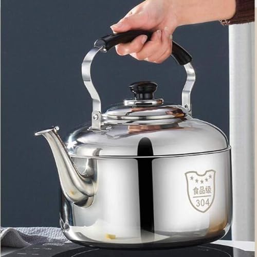 Tetera eléctrica HOBIBA 5L acero inoxidable plateada miniatura 4
