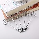 Fenical 10pcs Place Card Holder Memo Holder Clip Photo Holder Table Number Holder