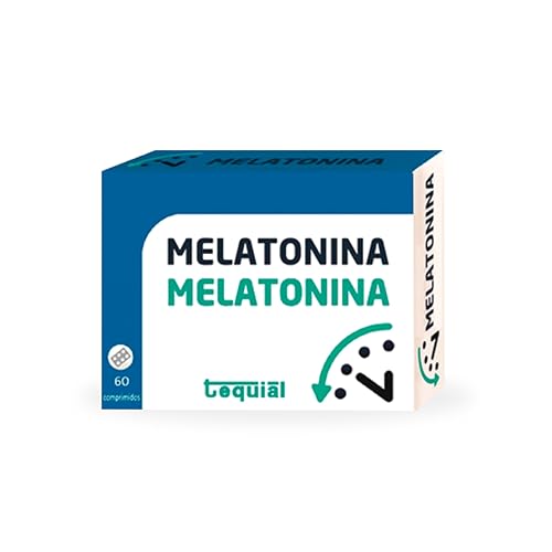 Tequial - MELATONINA PURA 1 mg | Complemento Alimenticio con Más 99% de Pureza | 60 Comprimidos de...