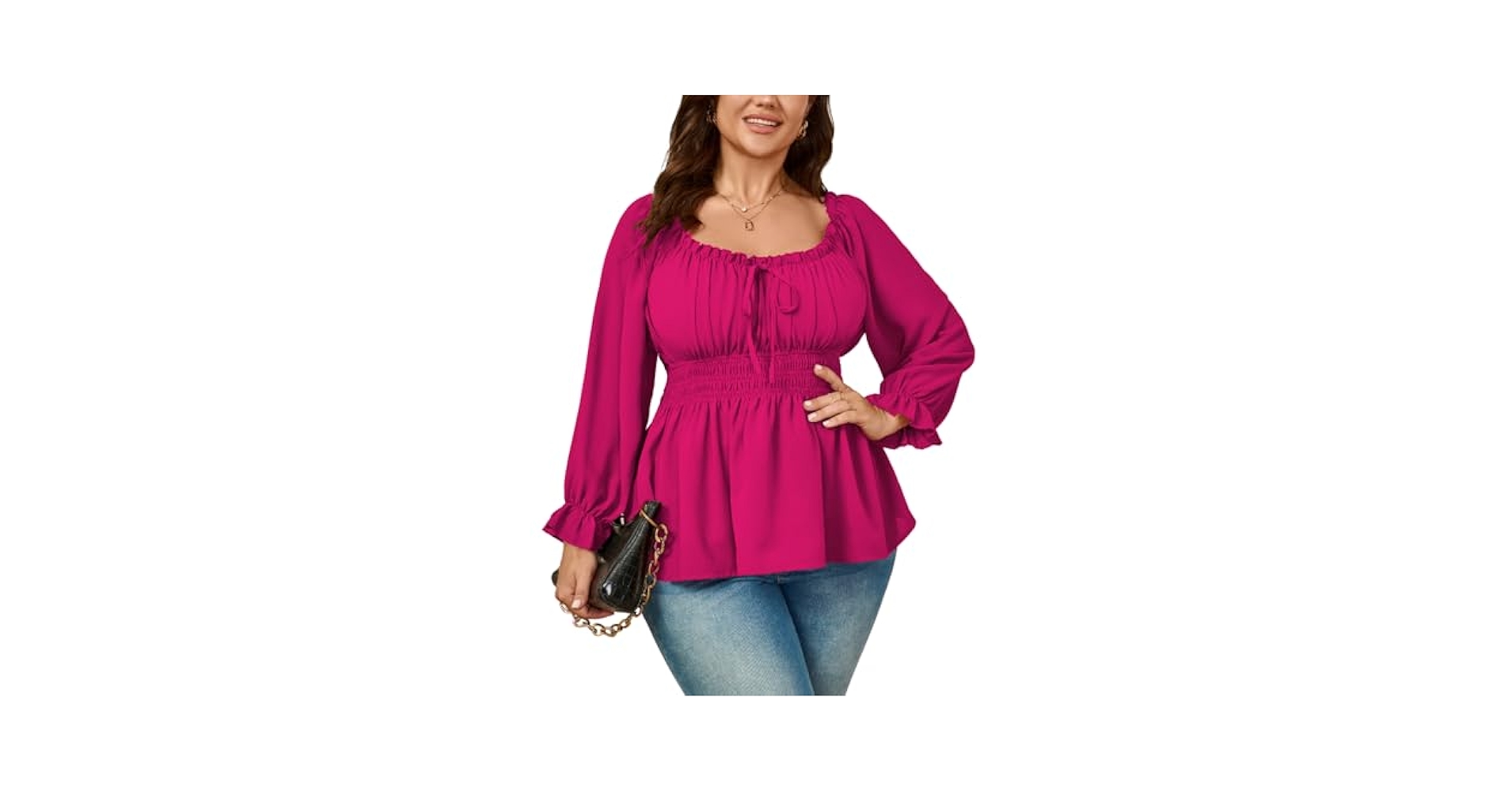 トップス muguet ripple sheer peplum blouse pink 2025年最新】Muguet ripple sheer peplumの人気アイテム - メルカリ