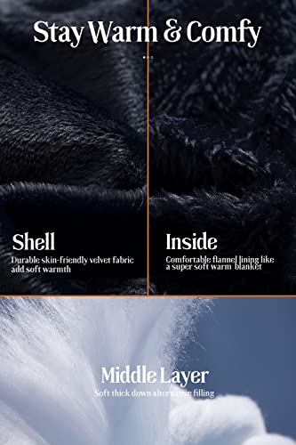 Chrisuno Girls' Stylish Warm Winter Parka Soft Velvet Coat With Detachable Faux Fur Trim Hood4