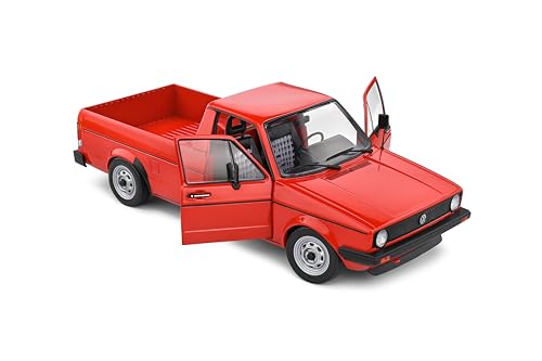 Volkswagen Caddy MK.1 Rojo 1982 1:18 Solido miniatura 5