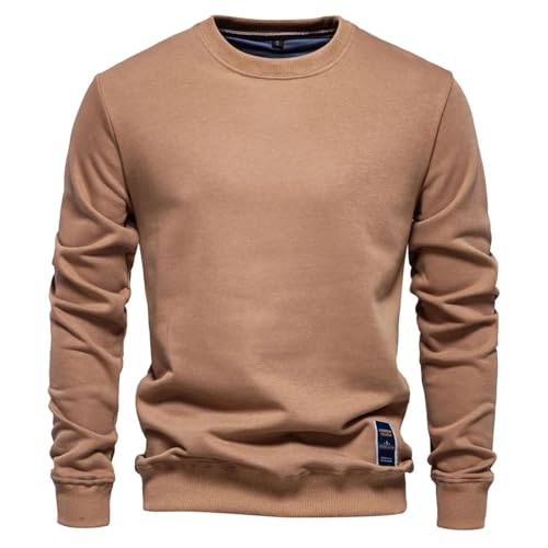 V Neck Long Sleeve Cotton Pullover Sweater Mens Fashion Loose Fit Knitting Casual Comfortable Streetwear4
