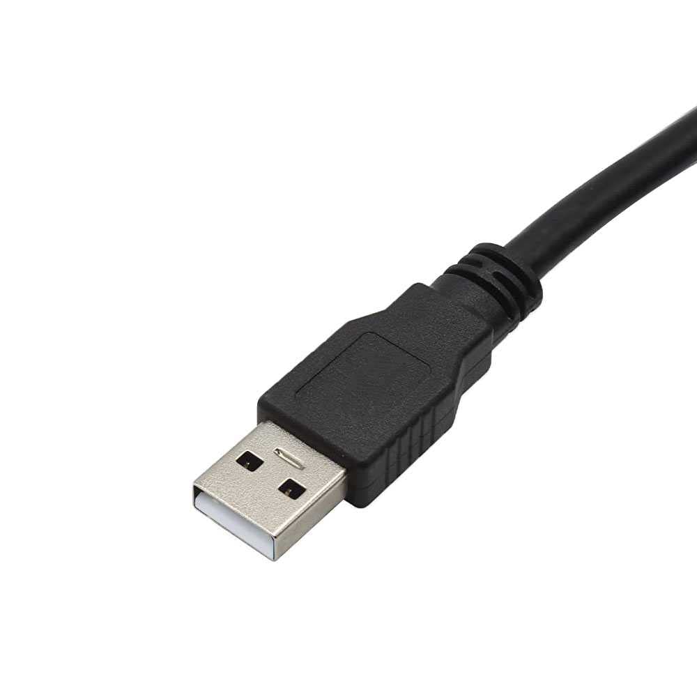 Cavo USB 2.0 a Mini Tipo B 4 Pin Maschio 70 cm Nero per MP3 MP4 MP5 GPS GoPro Hero 3/+/HD