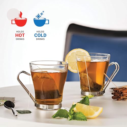 Set 4 tazas cappuccino vidrio templado Bormioli Rocco miniatura 6