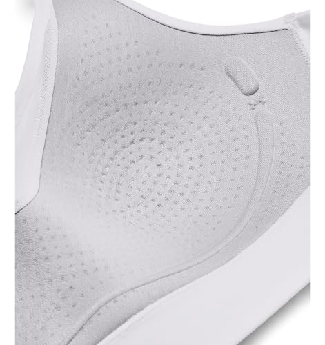 Under Armour Womens Infinity High Impact Sports Bra, (101) White / / White, Medium A-C4