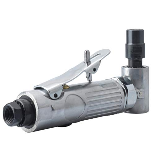 1/4-Inch 90° Angle Air Die Grinder, Mini Pneumatic Angle Die Grinder, Compact Air-Powered Grinder for Grinding, Polishing, Porting, and Deburring - Polished Finish by PROSHI - Image 4