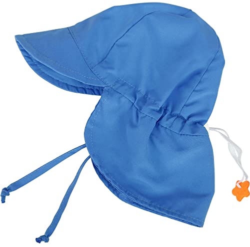 Image of SimpliKids UPF 50+ UV Ray Sun Protection Baby Hat w/Neck Flap & Drawstring