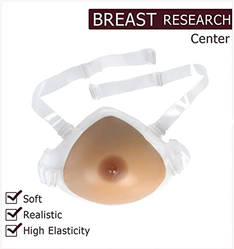 Prothèse mammaire externe en silicone marron taille S - 5