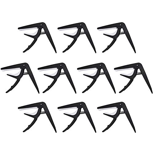 HOLDER 10 PièCes SéRies Accessoires de Guitare Capodastre Universel Clé de Serrage à Changement ABS Acoustique Guitare Capo pour PièCes de Guitare, Noir - Les Beatles, Paul McCartney, John Lennon, RIngo Starr, George Harrison HOLDER 10 PièCes SéRies Accessoires de Guitare Capodastre Universel Clé de Serrage à Changement ABS Acoustique Guitare Capo pour PièCes de Guitare, Noir