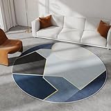 カーペット ラグ ラグマット 直径120cm 円形丸型丸 円形絨毯 洗える 夏用 滑り止め 防音 耐磨耗性 四季通用 爽やか シンプル ラグ円形マット チェアマット 新築お祝い プレゼント QFR38