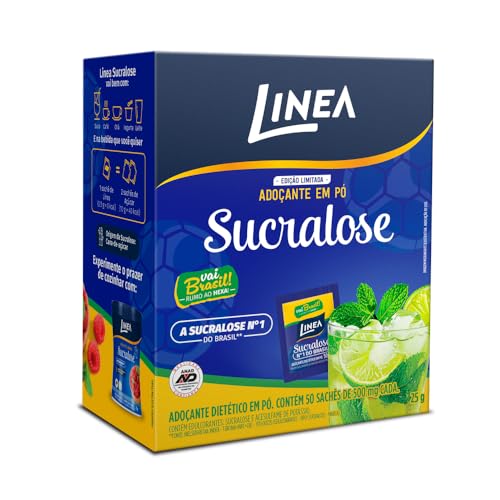 Linea Adoçante em Pó Sucralose 50 sachês